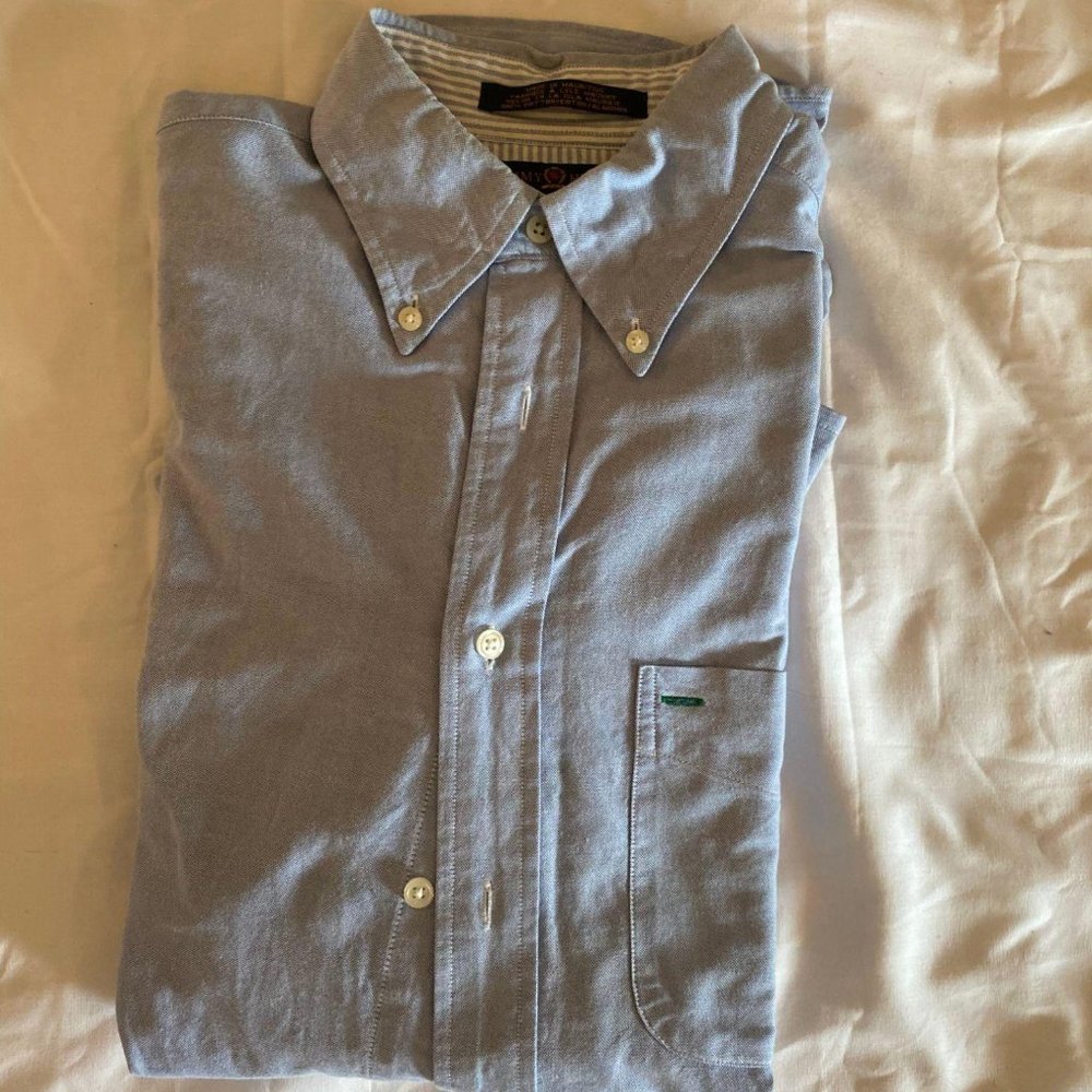 Tommy Hilfiger Blue Long Sleeve Button Up